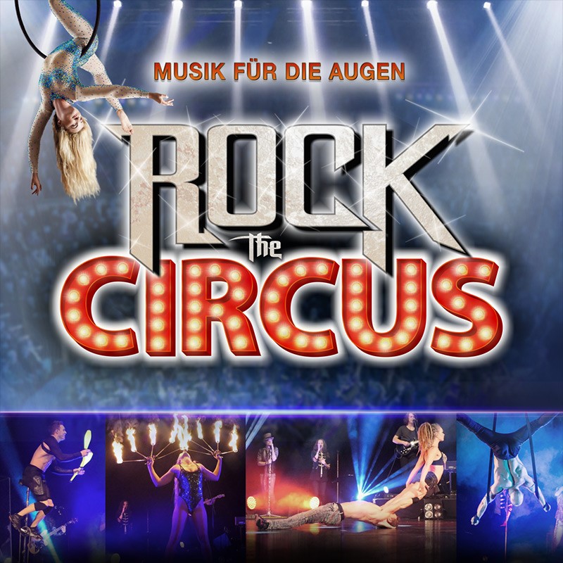 Keyvisual Rock The Circus - Musik für die Augen Theater am Marientor Duisburg
