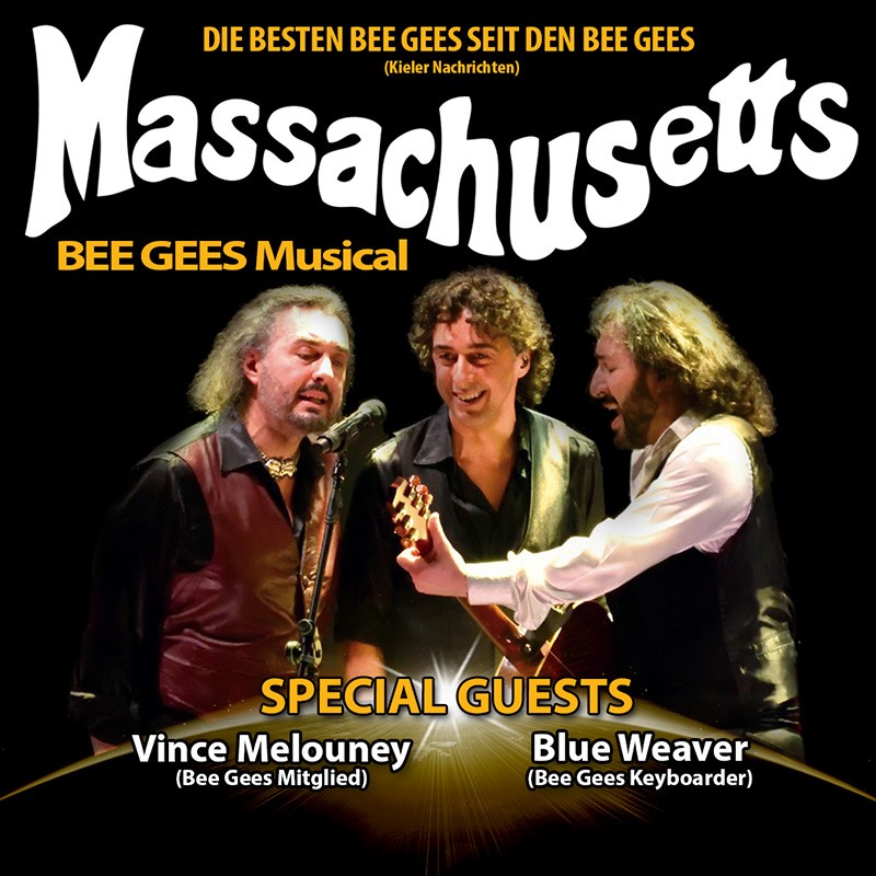 Keyvisual Massachusetts - Das Bee Gees Musical Duisburg Theater am Marientor