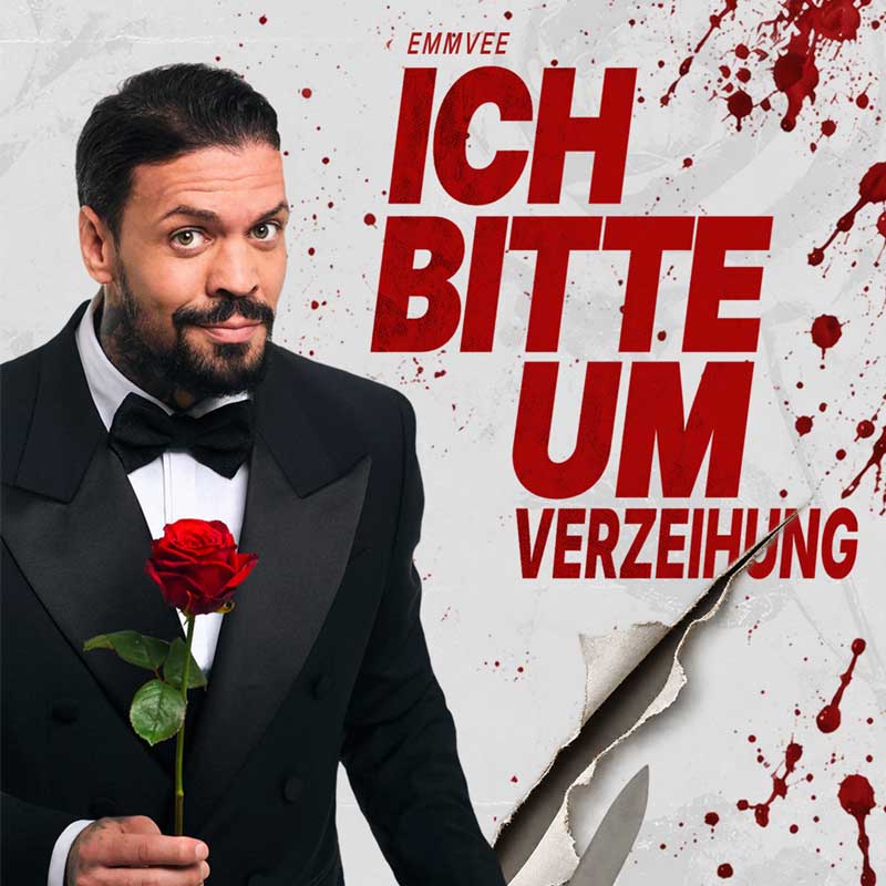 Keyvisual für EMMVEE - Ich bitte um Verzeihung in Duisburg im Theater am Marientor