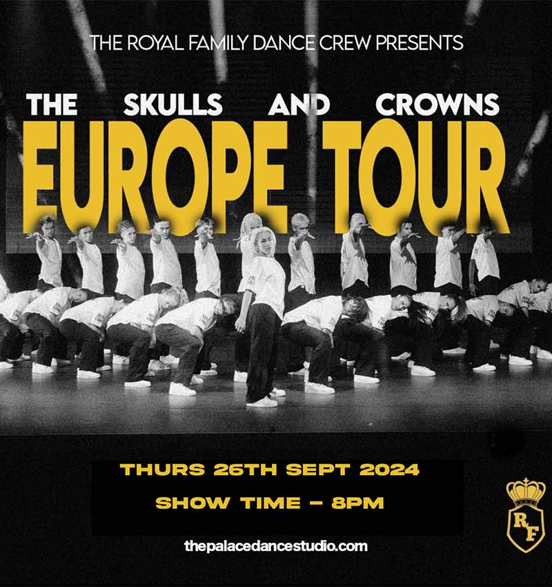 Social Icon für The Skulls and Crowns Europe Tour von The Royal Family Dance Crew in Duisburg
