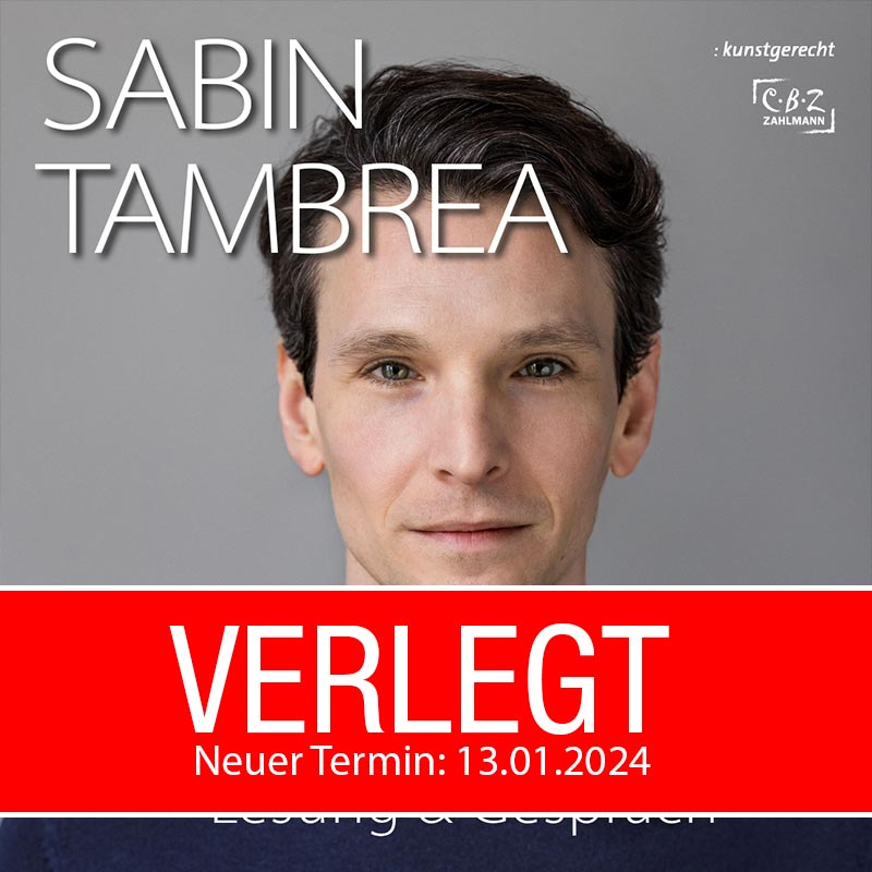 Bannermotiv für Lesung Sabin Tambrea - Vaterländer - Lesung & Gespräch LIVE in Duisburg im Theater am Marientor