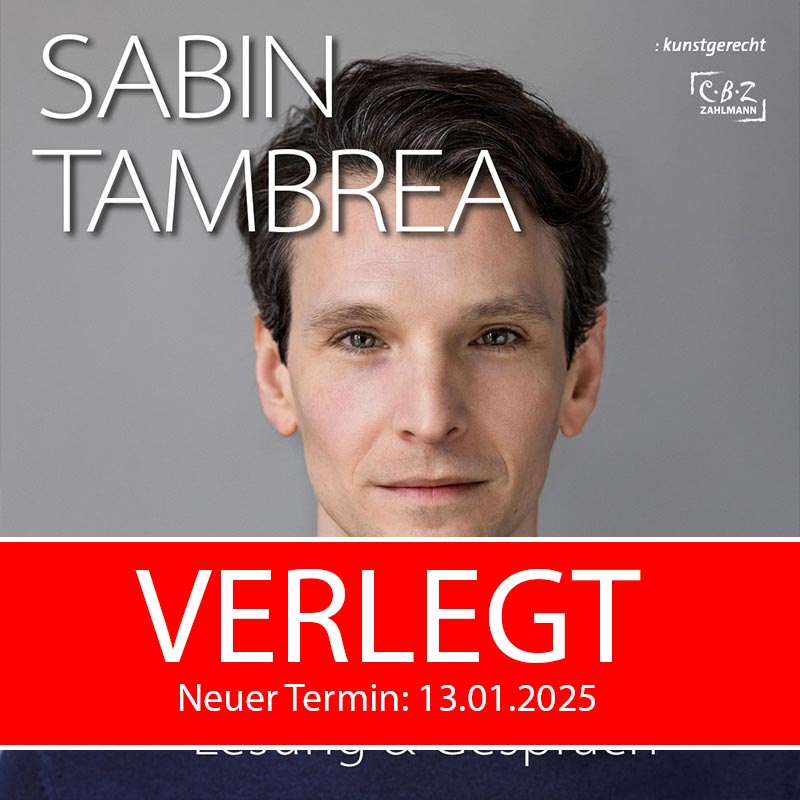 Bannermotiv für Lesung Sabin Tambrea - Vaterländer - Lesung & Gespräch LIVE in Duisburg im Theater am Marientor