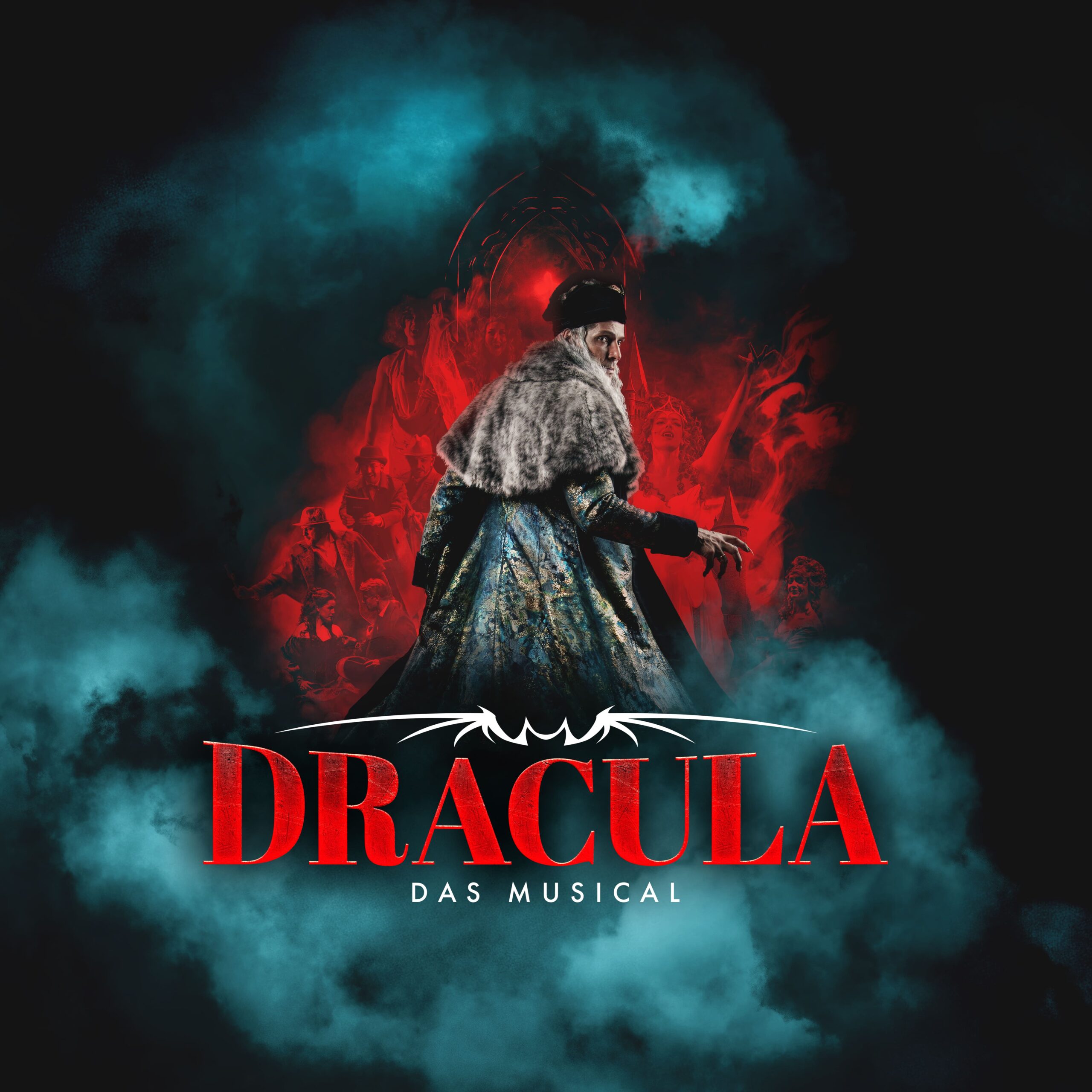 Plakatmotiv für Dracula - Das Musical in Duisburg im Theater am Marientor.