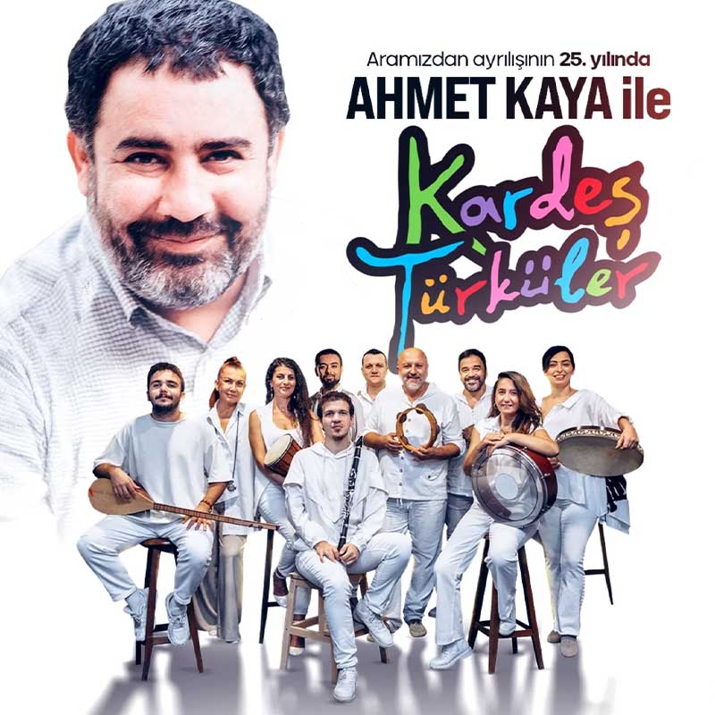 Plakatmotiv für Ahmet Kaya Ile Kardes Türküler im Theater am Marientor Duisburg