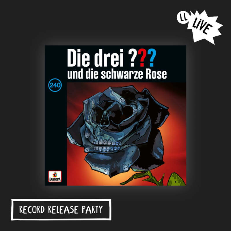Plakatmotiv für Die drei ??? Record Release Party Folge 240 - mit Oliver Rohrbeck