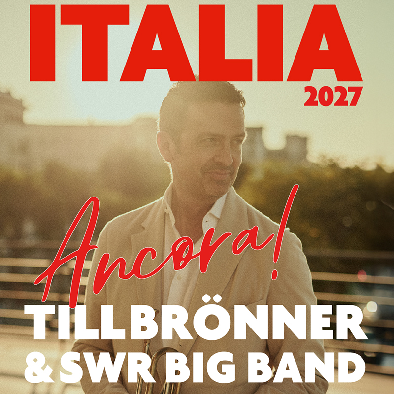 Plakatmotiv für Till Brönner & SWR Big Band in Bremen im Metropol Theater Bremen.