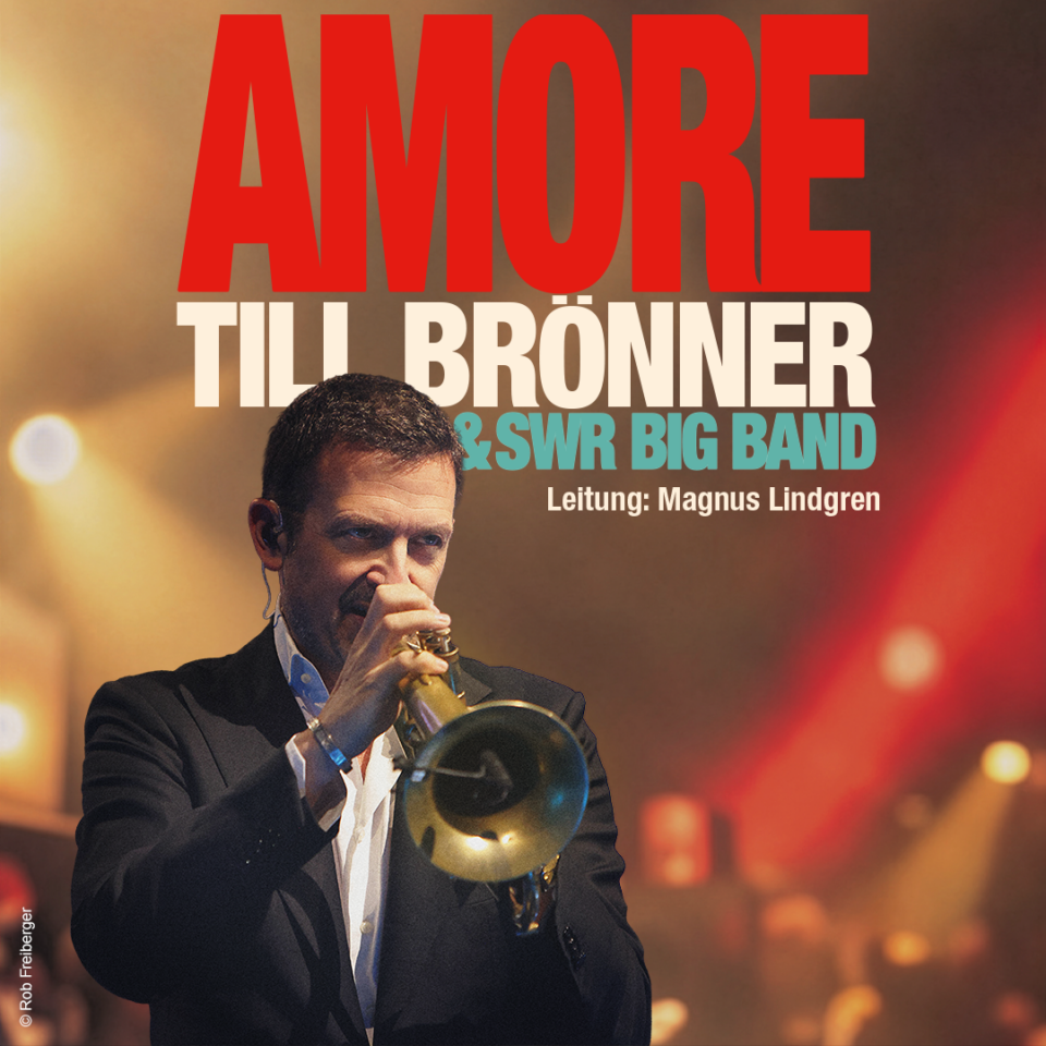 Plakatmotiv für Till Brönner & SWR Big Band in Bremen im Metropol Theater Bremen.